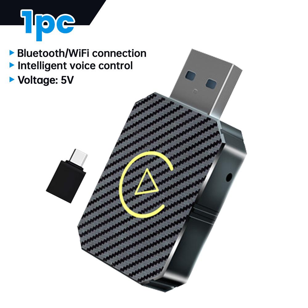 

Universel CarPlay Adaptateur Sans 2in1 Mini Adaptateur Dongle Connexion Automatique Plug & Play Bluetooth WiFi Mini Box