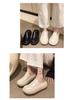 2024 Spring/Summer Women's Retro Pointed-Toe Platform Mules - Versatile, Thick-Sole Half Slippers