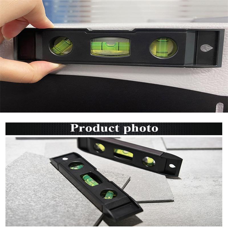 15cm Spirit Level 3 Bubble Level Magnetic Torpedo Gradienter Level Portable Level Ruler Measuring Tool