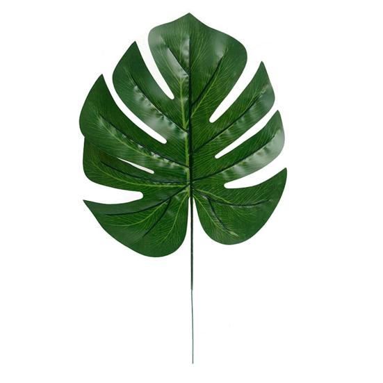 Talos 10Pcs Artificial Monstera Turtle Leaf Plant Background Wall Party Decoration