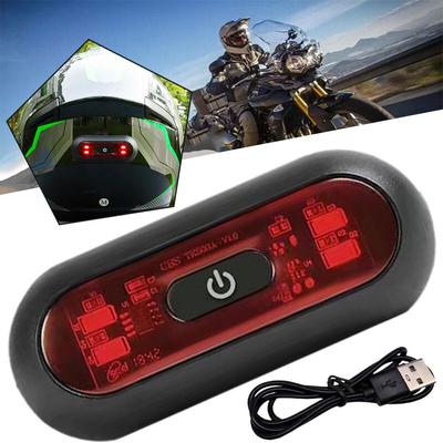Motorcycle Helmet Warning Light Night Riding Warning Light Safe LED Driving Color Light USB Flashing Charging Waterproof Y8T2