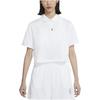 Nike Solid Color Polo Shirt Women Tops White DC3427-100