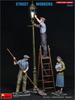 MiniArt Street Workers Figure Set Figures Plastic Model Kit MA38081 1/35 (3 Included)