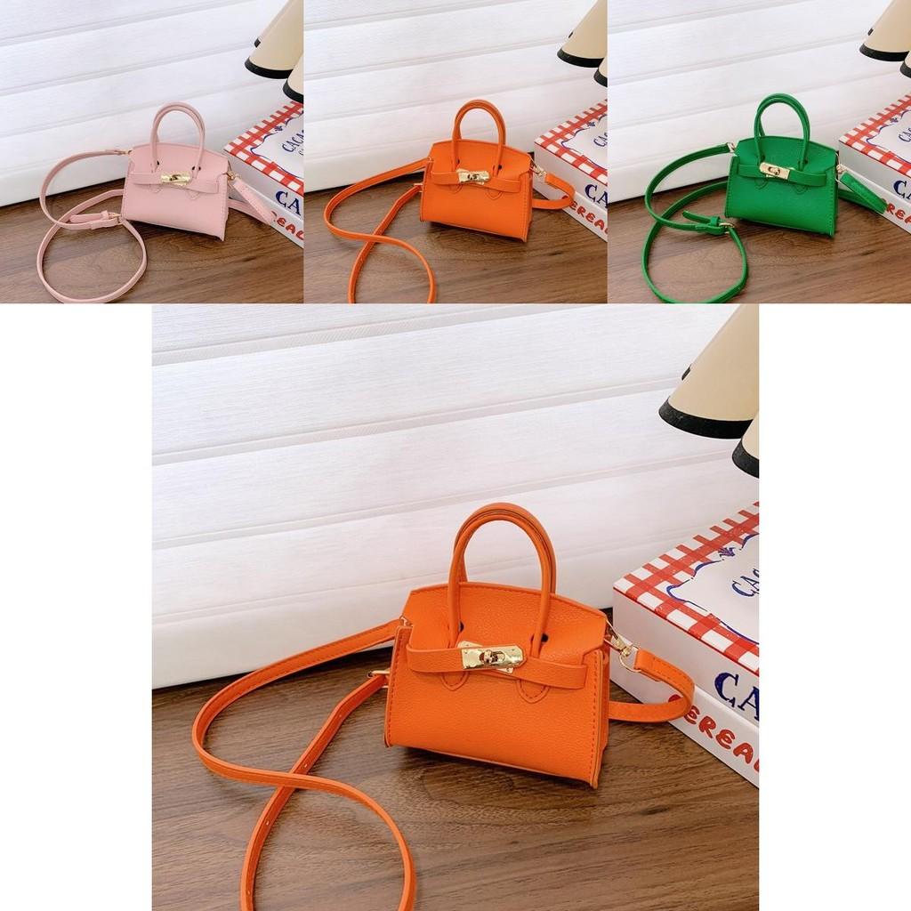 Children Pu Mini Kelly Bag With Breathable Fabric For Daily Use
