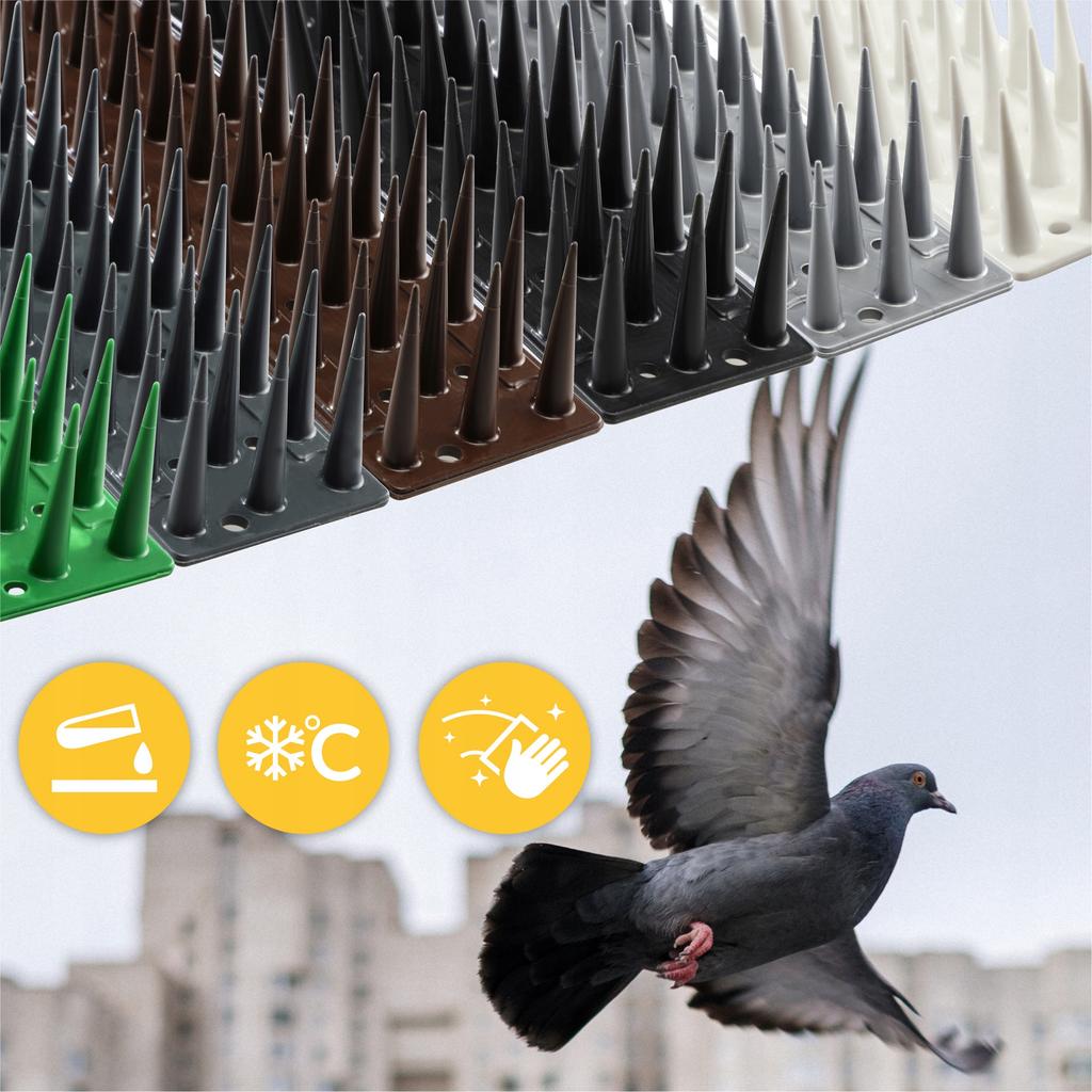 KADAX 6x Vogelspikes Taubenabwehr Vogelabwehr Dicht Hoch Stark 3,06m
