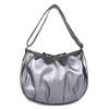 Universelle Overalls-Schultertasche, Groß, 16L (Öko-Leder)  UVO-221 Silber Grau, FR