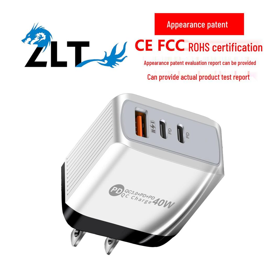 Universal Charger 1U+2PD - Compatible with EU, US, UK, AU Standards