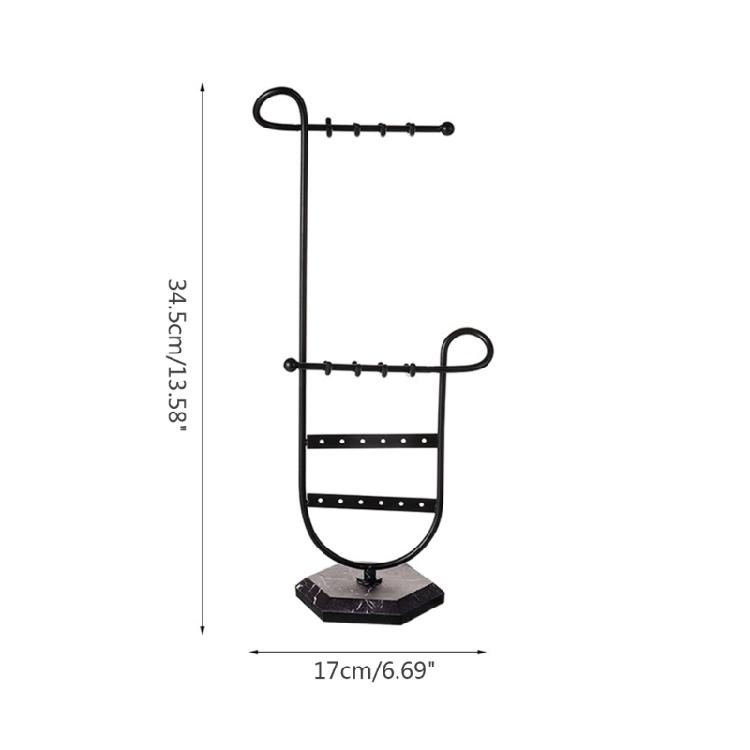 Storage Rack for Earring Necklace Bracelet Organizer Showcase Storage Holder