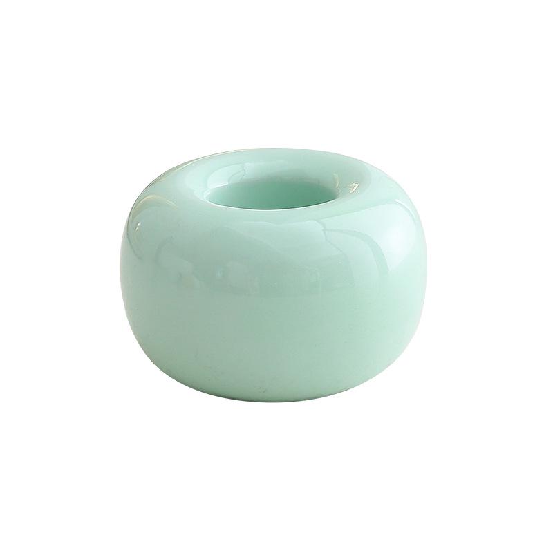 Minimalist Ceramic Bathroom Toiletries Kit with Toothbrush Holder and Mouthwash Cup