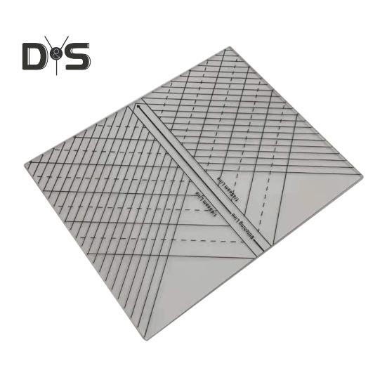 Acrylic Quilting Straight Ruler 1/4-Inch Seam Line Stitching Line Diagonal Line DIY Sewing Craft Projects Ruler Template Sewing Enthusiasts Gift