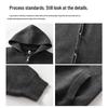 MEDE American-Style Hooded Double-Zipper Knitted Cardigan Sweater