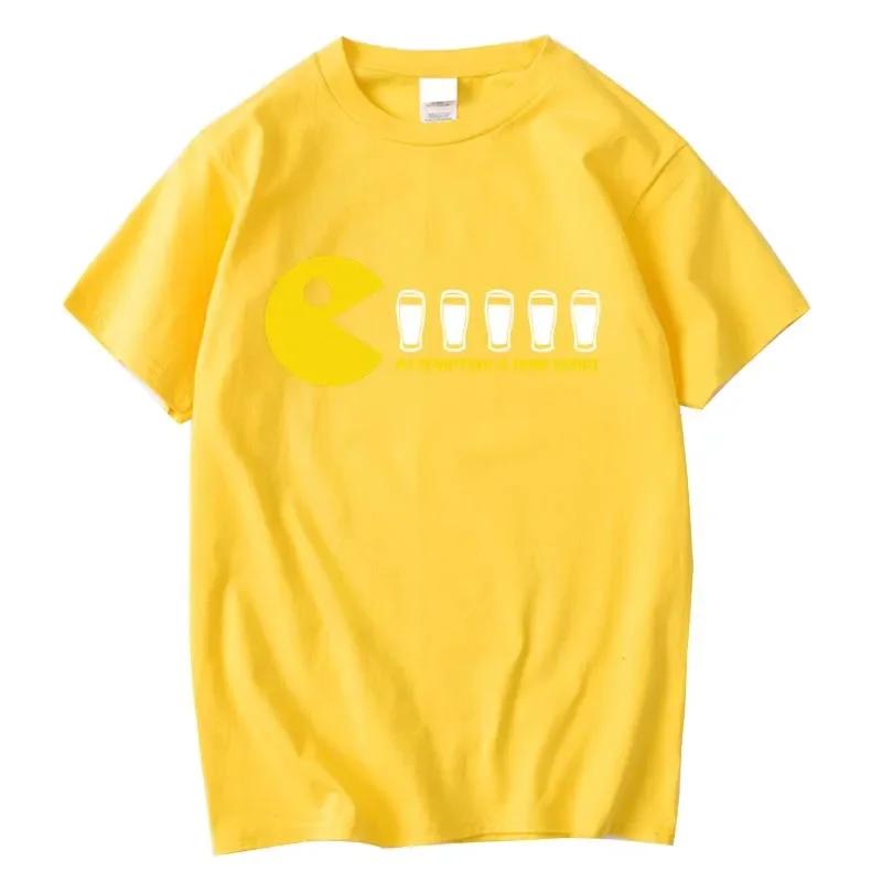 

Summer men s high-quality 100% cotton bean print casual round-neck short-sleeved T-shirt fashionable clothing top S