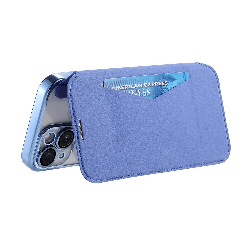 For iPhone 15 Plus Case Compatible with MagSafe Detachable Leather Phone Cover with Lens Film