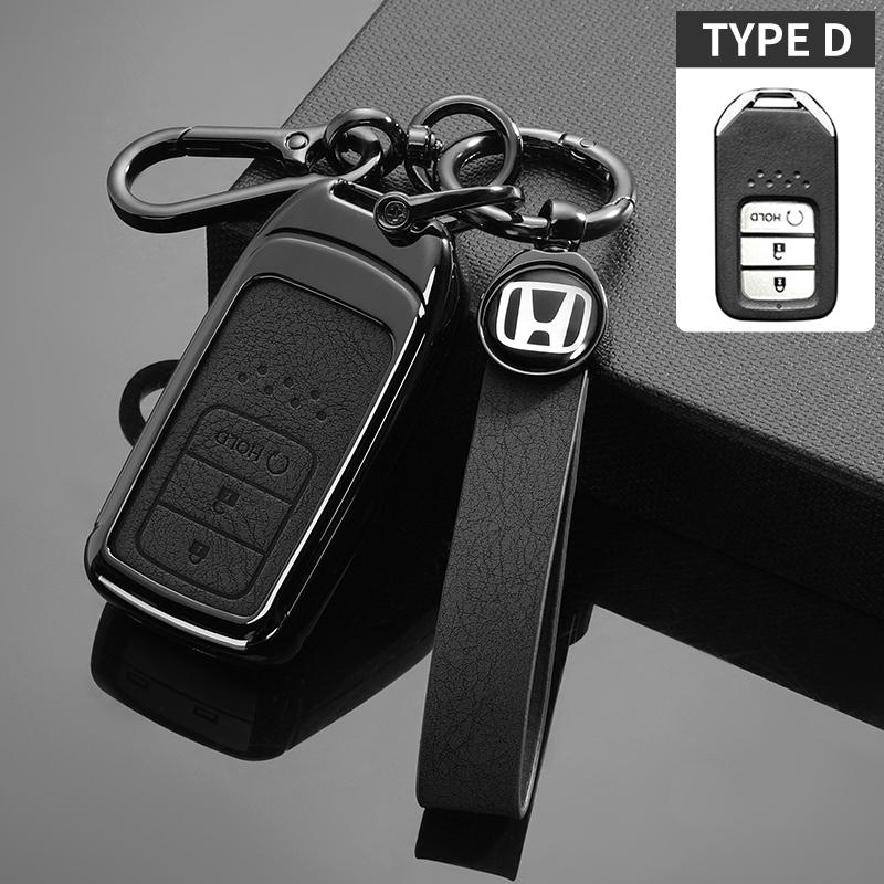 Car Key Case Cover Protection Shell For Honda Civic CRV HRV Accord Pilot Fit Freed Vezel Odyssey 2018-2022 EX EXL Smart Keyless
