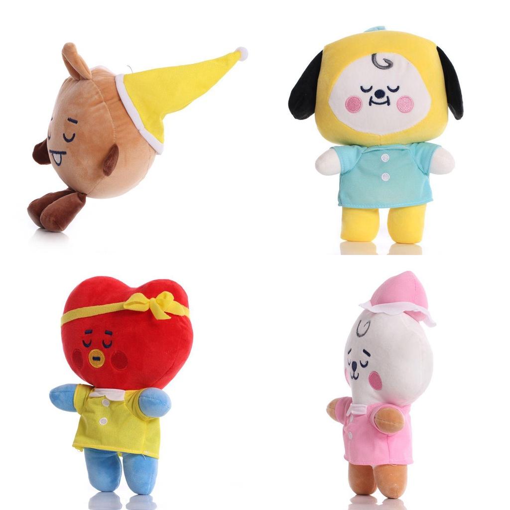 Bt21 Toy Plush Stuffed Doll Tata Mang Chimmy Rj Koya Cooky Shooky Van Kpop Bts