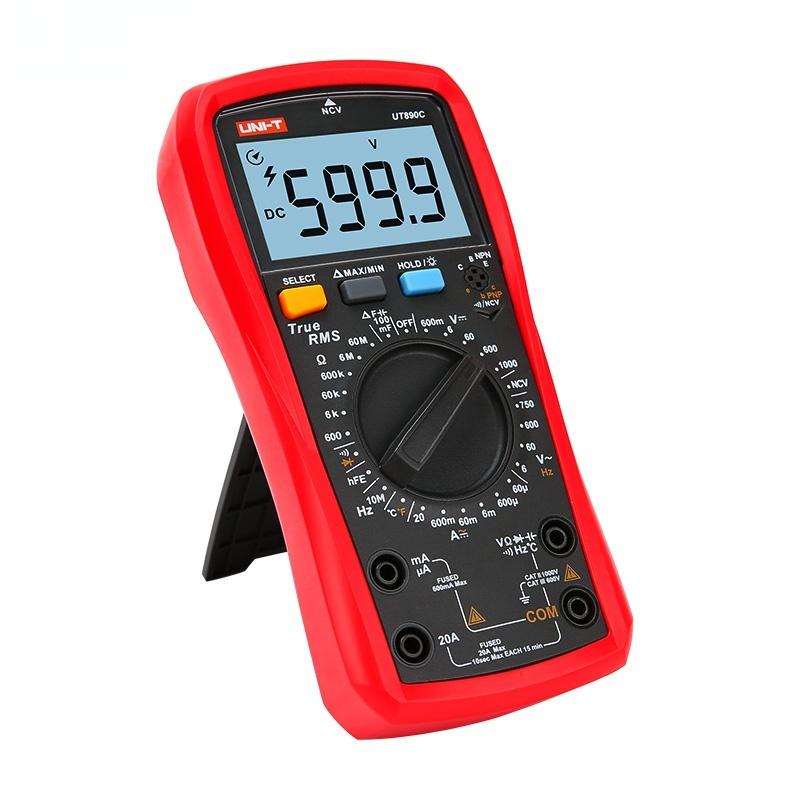Digital Multimeter UT890C UT890D+ 6000 Counts Manual Frequency Temperature Voltage Ammeter AC DC DMM Capacitor Tester NCV