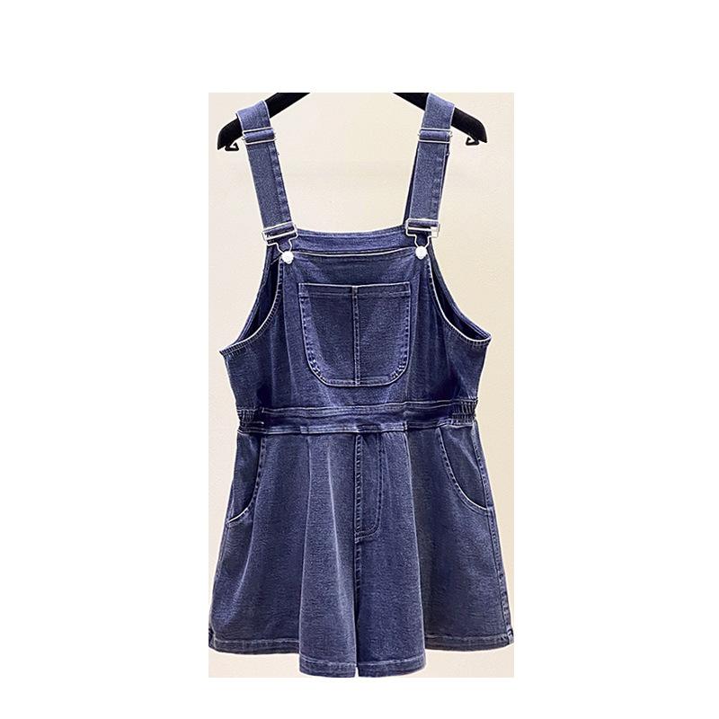 Летний женский комбинезон больших размеров с открытой спиной — фото 5