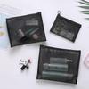 Nylon Mesh Cosmetic & Toiletry Bag Set for Travel & Home