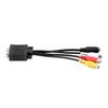 Kabel adaptera konwertera VGA na S-Video Composite AV TV 3 RCA