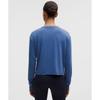 Lululemon Jersey Training Long Sleeve Shirt  Wordmark Brilliant Blue