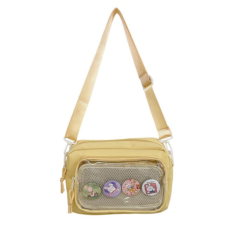 New Small Square Bag Japanese Pain Bag Bazi Medal Trend Fashion Women's Bag Personalized Shoulder Bag Crossbody Bag