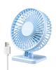USB Desk Fan, Small But Powerful, Personal Portable Quiet 3 Speeds, Adjustable Mini Table Desktop Fan for Cooling Home Office Car Summer Travel Gifts
