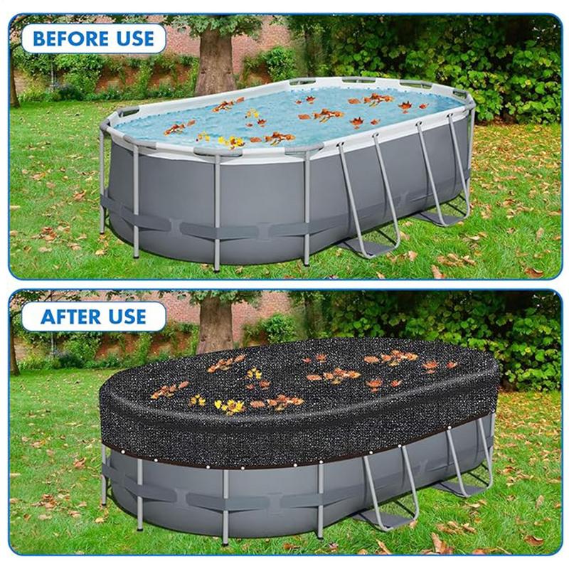 Oval Leaves Net Ground Pool Debris Net Swimming Pool Net Leaves Net for Oval In-Ground Pool Net Cover Oval Pool Net Cover
