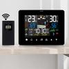 Color Touchscreens Weather Stations Indoor Outdoor Temperature Humidity Monitor Alarm Clock Moon Phase Tides Tracking