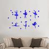 Ballet Girl Acrylic Mirror Wall Sticker for Kids' Room or Dance Studio