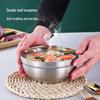 Huihuang 304 Stainless Steel Double-Layer Insulated Bowl