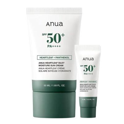 Crema Solare Idratante Setosa Foglia di Cuore SPF50+ PA++++ Set Speciale (50ml + 10ml Regalo)