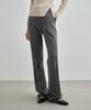 MONGDOL Semi-Bootcut Slacks Charcoal Mdpt021Charcoal