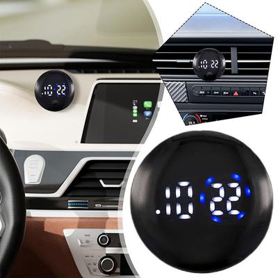 Berührende beleuchtete Armaturenbrettuhr im Auto mit Lichtlampe für LKW-Fahrzeuge, digitale Uhranzeige, Autozubehör