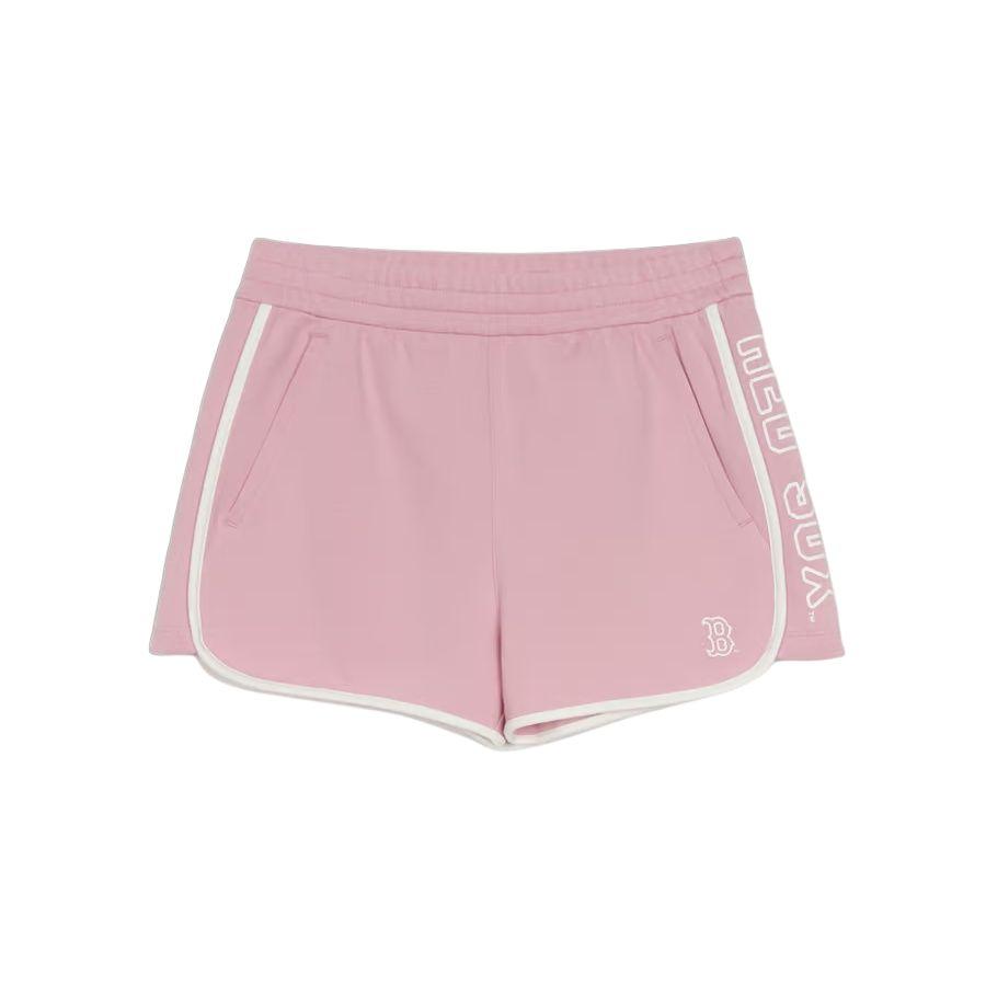 New MLB Boston Red Sox Sports Shorts Women's Hemp Pink 3FSPV0153-43PKM