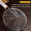 New 20/22cm Large Colander Stainless Steel Wooden Handle Food Filter Spoon Sieve Spoon Kitchen Utensils