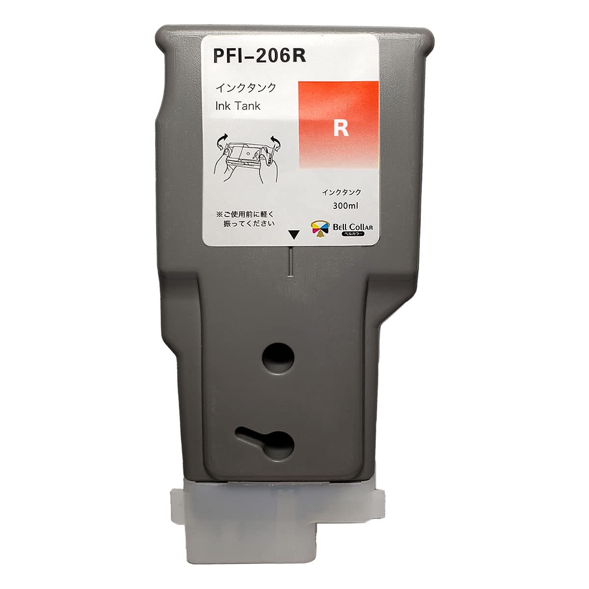 

Чорнильний картридж Bell Color Canon R iPF6400 iPF6450 Red PFI-206 червоний