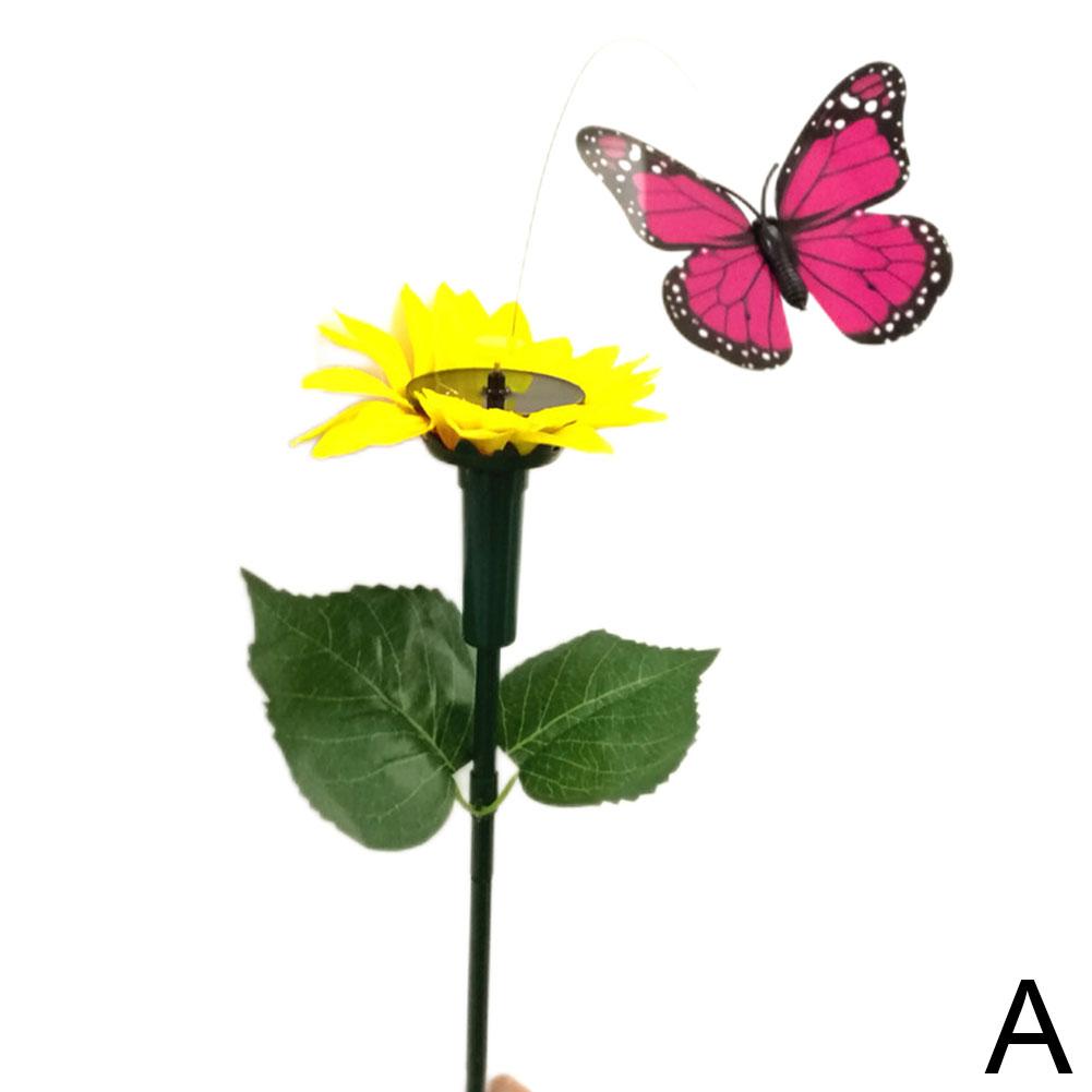 

Танцующие порхающие бабочки на солнечной энергии, украшение для сада, летающая колибри, садовый двор, украшение для дома на открытом воздухе, газон