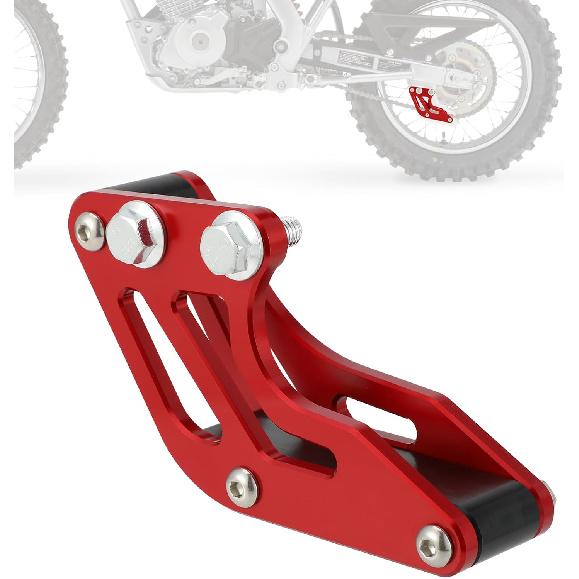 

Motorcycle Chain Guard Guide Protector + Chain Roller Wheels CNC Red - Universal for XR CRF KLX SSR TTR Apollo SDG 50 70 100 110 125 150 Pit Dirt червоний