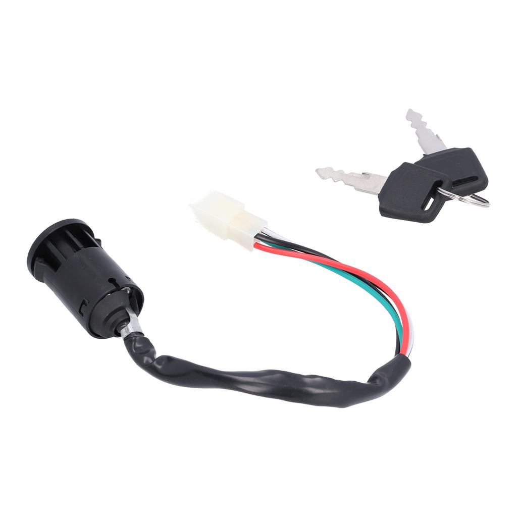 4 Wire Ignition Switch with 2 Keys Fit for 50cc 110cc 125cc 250cc PIT Quad Dirt Bike ATV Electric Scooter