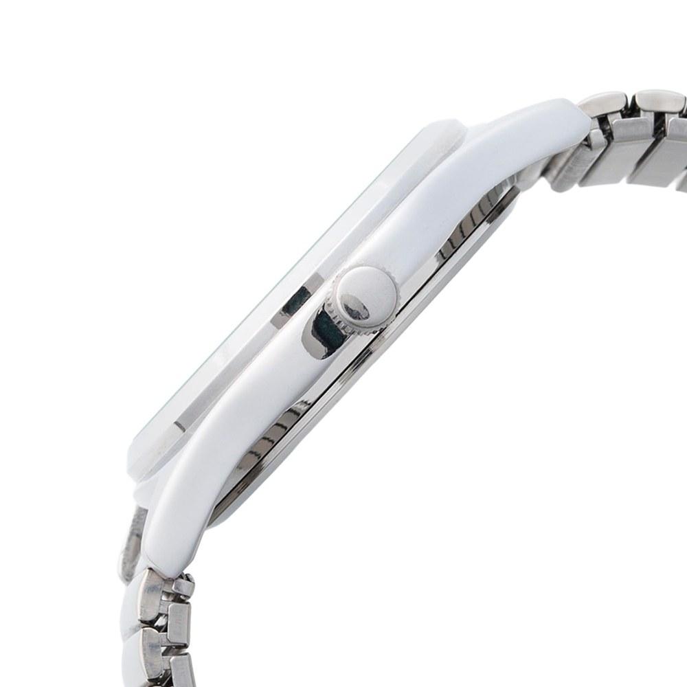 CREPHA Women's Analog Wristwatch SM-AL169-WTS Solar Powered Metal Band Silver