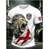 22026 Nowa Męska Koszulka Piłkarska 3D Anglia Szybkoschnąca Koszulka Sportowa Męska Koszulka Streetwear Damska Koszulka Y2K
