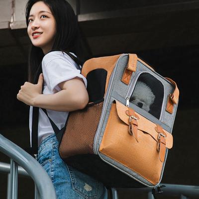 Sac à dos pour animaux de compagnie de moins de 10Kg, Cage de transport pour chats, chiens de petite et moyenne taille, sac à dos respirant de grande capacité