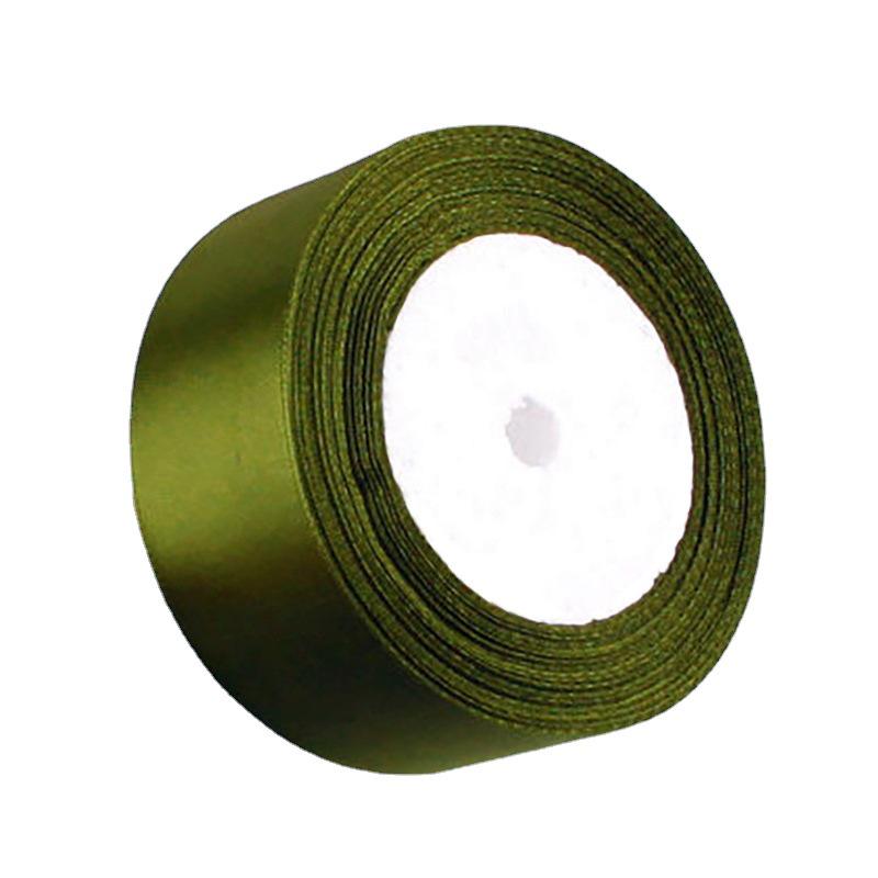 4cm Solid Color Satin Ribbon for Floral Art and Gift Packaging