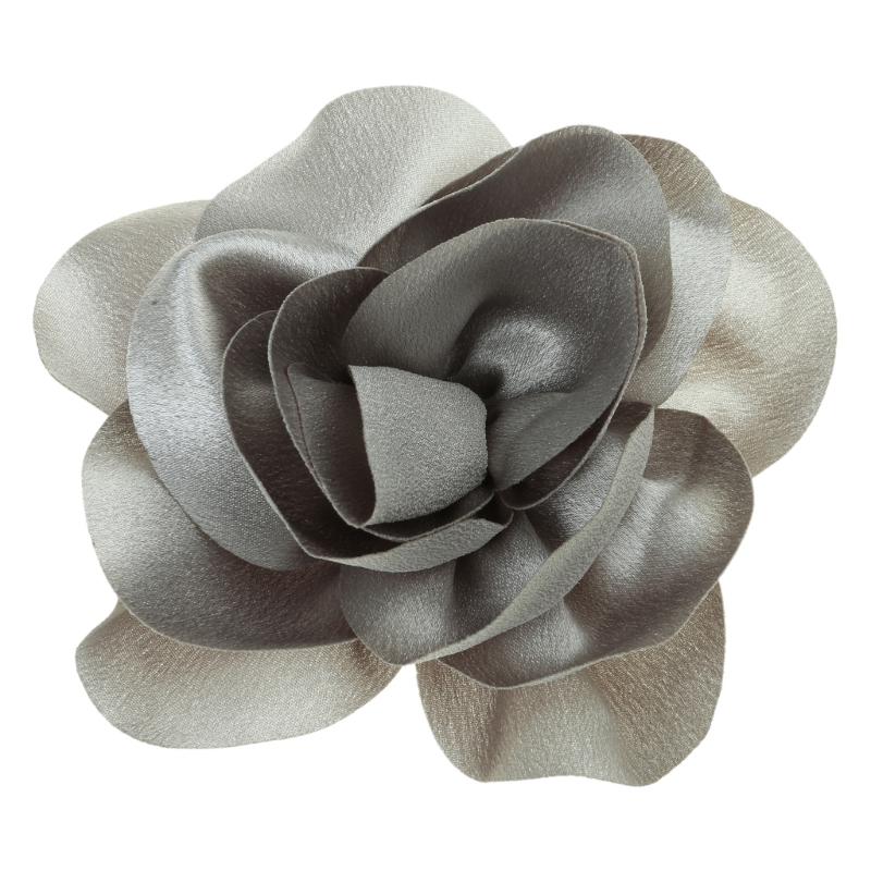 Fashionable Fabric Flower Brooch Unique Fabric Flower Lapel Pin Dainty Brooch Pin for Anniversary Celebrations