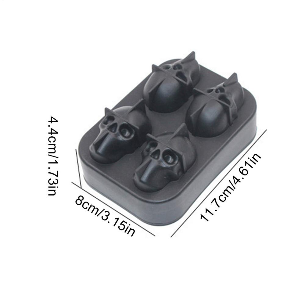 1PC ice machine mold for whiskey skull ice tray creative styling Efficient ice making silicone mold for baking chocolate