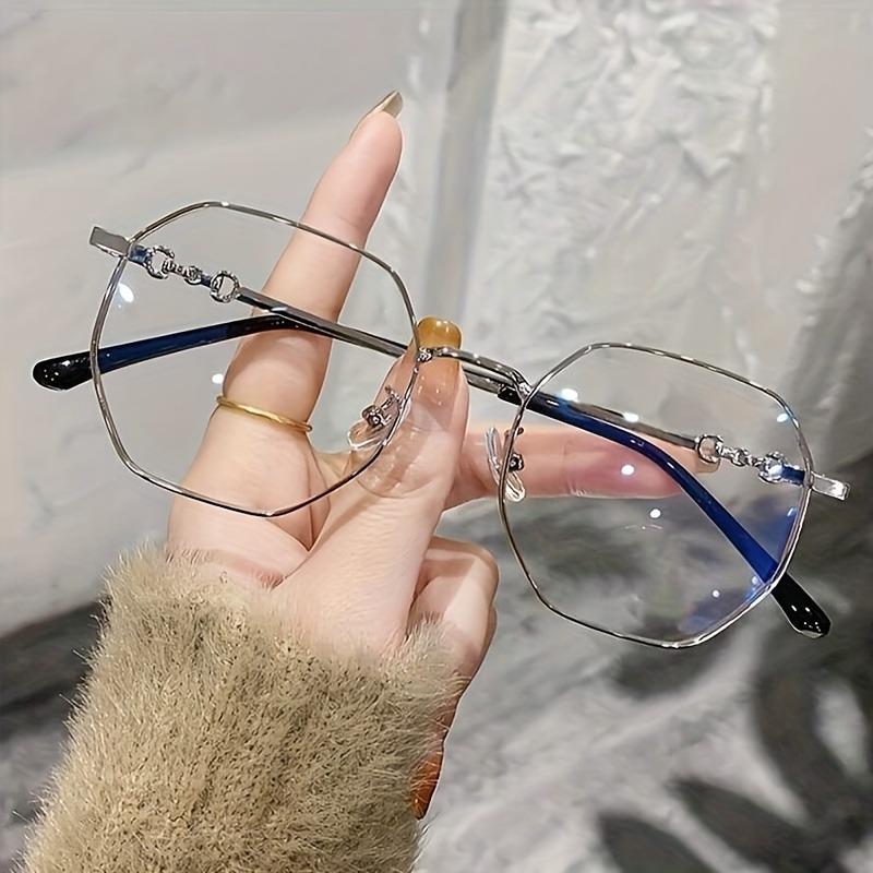 3PCS Ultra-Light Retro Frame Eyeglasses Frame for Men Women Students with Anti-Blue Light Prescription Glasses