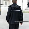 Unisex Reflektierender Wasserdichter Regenmantel und Hose für Radfahren und Arbeiten im Freien
