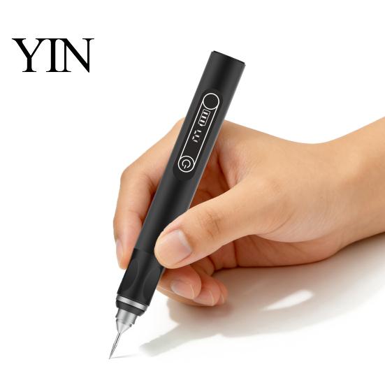 Small Polishing Machine for Metal Cordless Engraving Machines Pen with Bits, USB Rechargeable Mini Electric Engraver Etching Machines, Adjustable