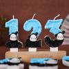 Pacha Dog Numbers Birthday Candle Cake Party Decoration Birthday Handmade Candles 0-9