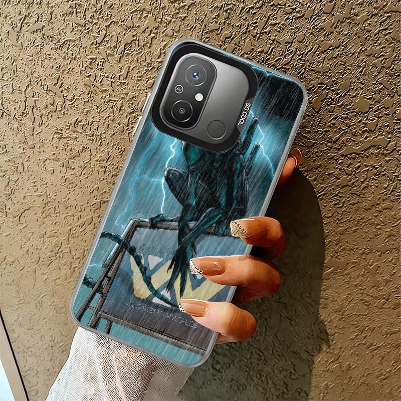 

Крутой противоударный чехол для телефона A-Alien X-Xenomorph для Xiaomi Poco X7 X6 X5 X3 Pro F7 Ultra M8 Redmi 15C 15 14C 13C 12C 10C 13 12 10 Xiaomi Redmi 9